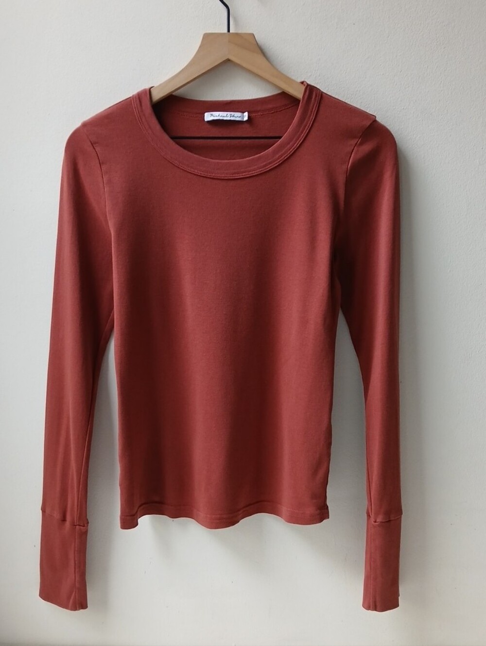 Michael Stars Long Sleeve T Shirt Women's One Size